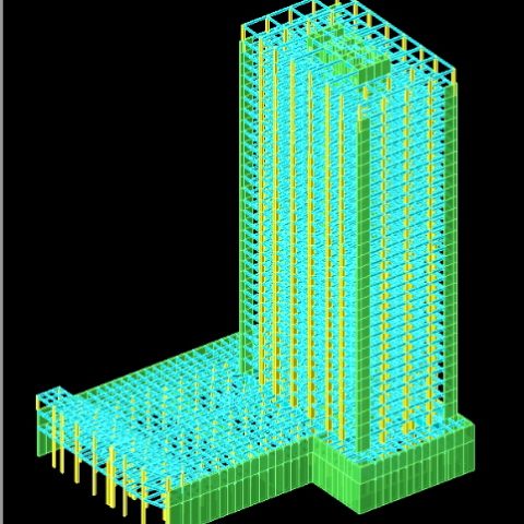 某高层建筑（含商业）结构安全及抗震检测鉴定